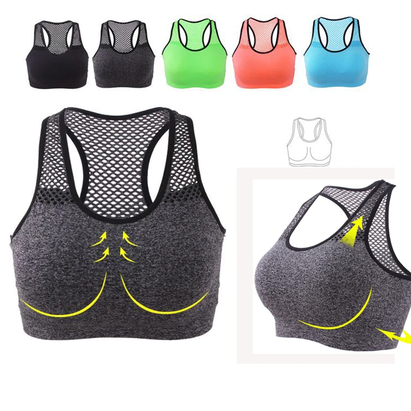 Stretchable Breathable Padded Bra Sportswear Running